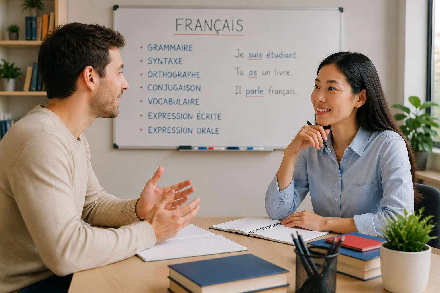 Test d’aptitude à travailler en français langue étrangère