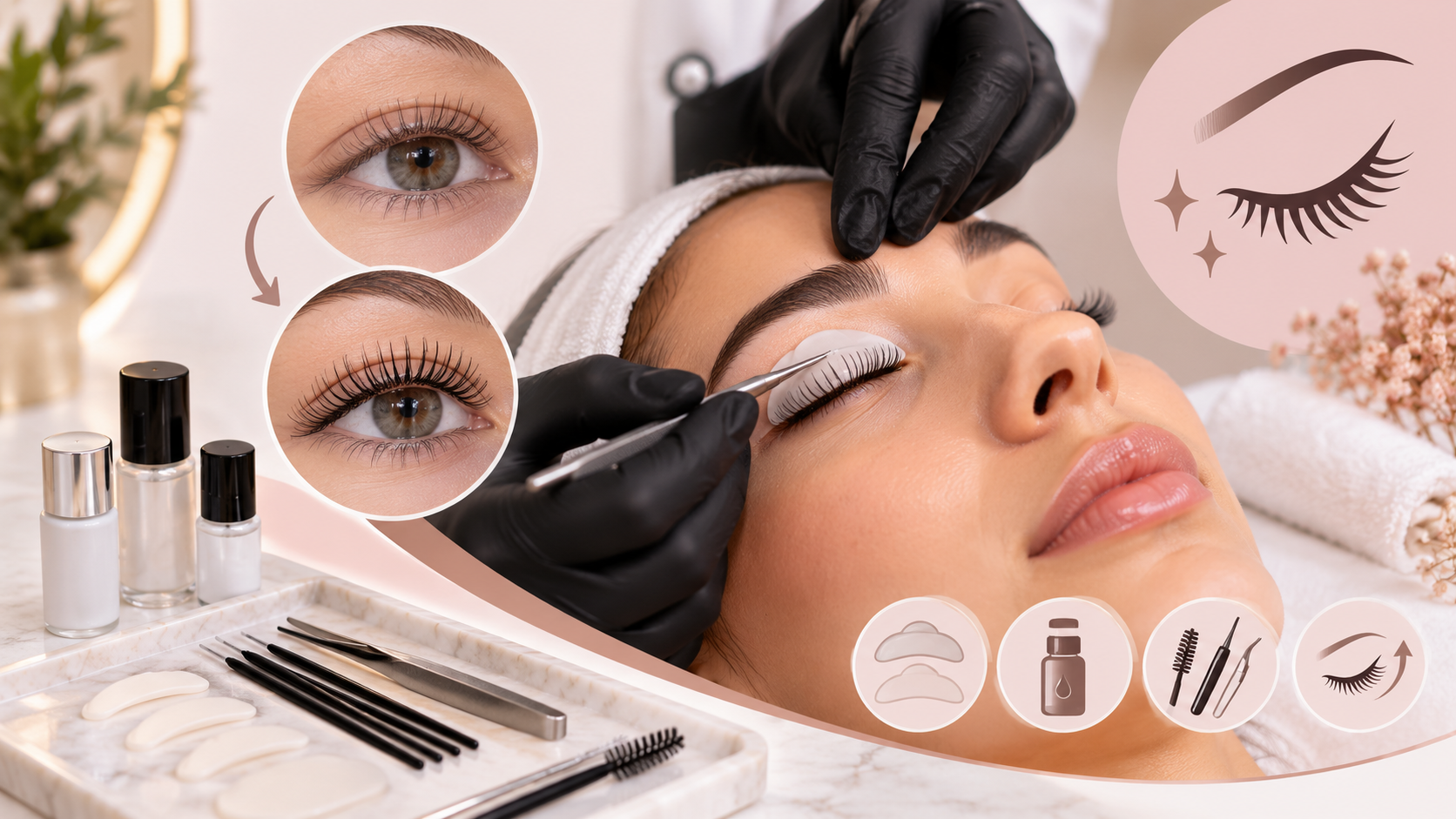 KOREAN LASH LIFT : Maîtriser les techniques de  rehaussement de cils
