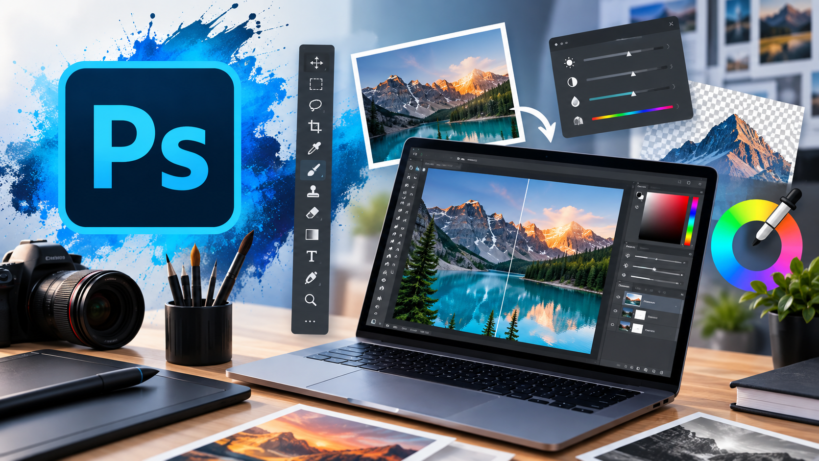 Réaliser des retouches et des compositions d&rsquo;images avec Photoshop (Tosa)
